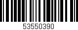 Código de barras (EAN, GTIN, SKU, ISBN): '53550390'