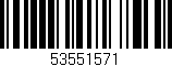 Código de barras (EAN, GTIN, SKU, ISBN): '53551571'