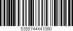 Código de barras (EAN, GTIN, SKU, ISBN): '5355744441080'