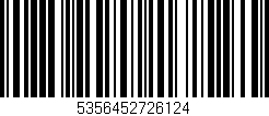 Código de barras (EAN, GTIN, SKU, ISBN): '5356452726124'