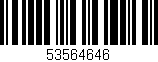 Código de barras (EAN, GTIN, SKU, ISBN): '53564646'