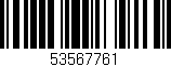Código de barras (EAN, GTIN, SKU, ISBN): '53567761'