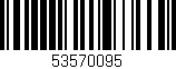 Código de barras (EAN, GTIN, SKU, ISBN): '53570095'