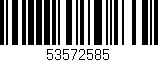 Código de barras (EAN, GTIN, SKU, ISBN): '53572585'