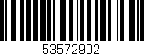 Código de barras (EAN, GTIN, SKU, ISBN): '53572902'