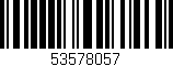 Código de barras (EAN, GTIN, SKU, ISBN): '53578057'