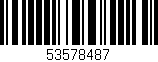Código de barras (EAN, GTIN, SKU, ISBN): '53578487'