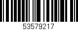 Código de barras (EAN, GTIN, SKU, ISBN): '53579217'