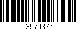 Código de barras (EAN, GTIN, SKU, ISBN): '53579377'