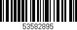 Código de barras (EAN, GTIN, SKU, ISBN): '53582895'