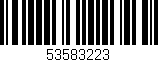 Código de barras (EAN, GTIN, SKU, ISBN): '53583223'
