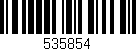 Código de barras (EAN, GTIN, SKU, ISBN): '535854'