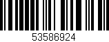Código de barras (EAN, GTIN, SKU, ISBN): '53586924'