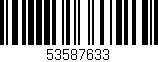 Código de barras (EAN, GTIN, SKU, ISBN): '53587633'