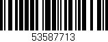 Código de barras (EAN, GTIN, SKU, ISBN): '53587713'