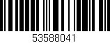 Código de barras (EAN, GTIN, SKU, ISBN): '53588041'