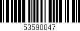 Código de barras (EAN, GTIN, SKU, ISBN): '53590047'