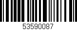 Código de barras (EAN, GTIN, SKU, ISBN): '53590087'