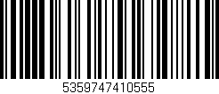 Código de barras (EAN, GTIN, SKU, ISBN): '5359747410555'