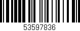 Código de barras (EAN, GTIN, SKU, ISBN): '53597836'