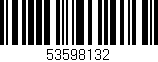 Código de barras (EAN, GTIN, SKU, ISBN): '53598132'