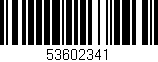 Código de barras (EAN, GTIN, SKU, ISBN): '53602341'