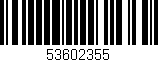 Código de barras (EAN, GTIN, SKU, ISBN): '53602355'