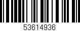Código de barras (EAN, GTIN, SKU, ISBN): '53614936'