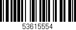 Código de barras (EAN, GTIN, SKU, ISBN): '53615554'