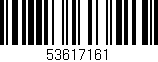 Código de barras (EAN, GTIN, SKU, ISBN): '53617161'
