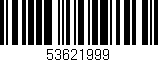 Código de barras (EAN, GTIN, SKU, ISBN): '53621999'