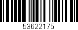Código de barras (EAN, GTIN, SKU, ISBN): '53622175'