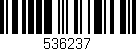 Código de barras (EAN, GTIN, SKU, ISBN): '536237'