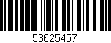 Código de barras (EAN, GTIN, SKU, ISBN): '53625457'