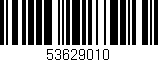 Código de barras (EAN, GTIN, SKU, ISBN): '53629010'