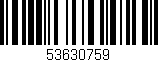 Código de barras (EAN, GTIN, SKU, ISBN): '53630759'