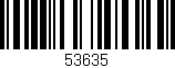 Código de barras (EAN, GTIN, SKU, ISBN): '53635'