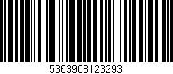 Código de barras (EAN, GTIN, SKU, ISBN): '5363968123293'
