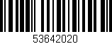 Código de barras (EAN, GTIN, SKU, ISBN): '53642020'