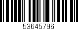 Código de barras (EAN, GTIN, SKU, ISBN): '53645796'