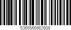 Código de barras (EAN, GTIN, SKU, ISBN): '5365565662809'