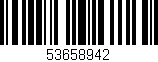 Código de barras (EAN, GTIN, SKU, ISBN): '53658942'