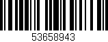 Código de barras (EAN, GTIN, SKU, ISBN): '53658943'