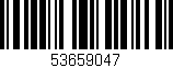 Código de barras (EAN, GTIN, SKU, ISBN): '53659047'