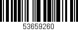 Código de barras (EAN, GTIN, SKU, ISBN): '53659260'