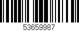 Código de barras (EAN, GTIN, SKU, ISBN): '53659987'