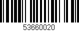 Código de barras (EAN, GTIN, SKU, ISBN): '53660020'