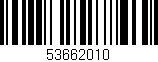 Código de barras (EAN, GTIN, SKU, ISBN): '53662010'