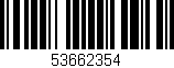 Código de barras (EAN, GTIN, SKU, ISBN): '53662354'