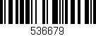 Código de barras (EAN, GTIN, SKU, ISBN): '536679'